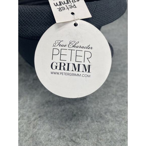 VTG Y2k Peter Grimm Men's Sz S/M Chaos Fedora Hat Black/Charcoal NEW True Charac - Picture 7 of 10